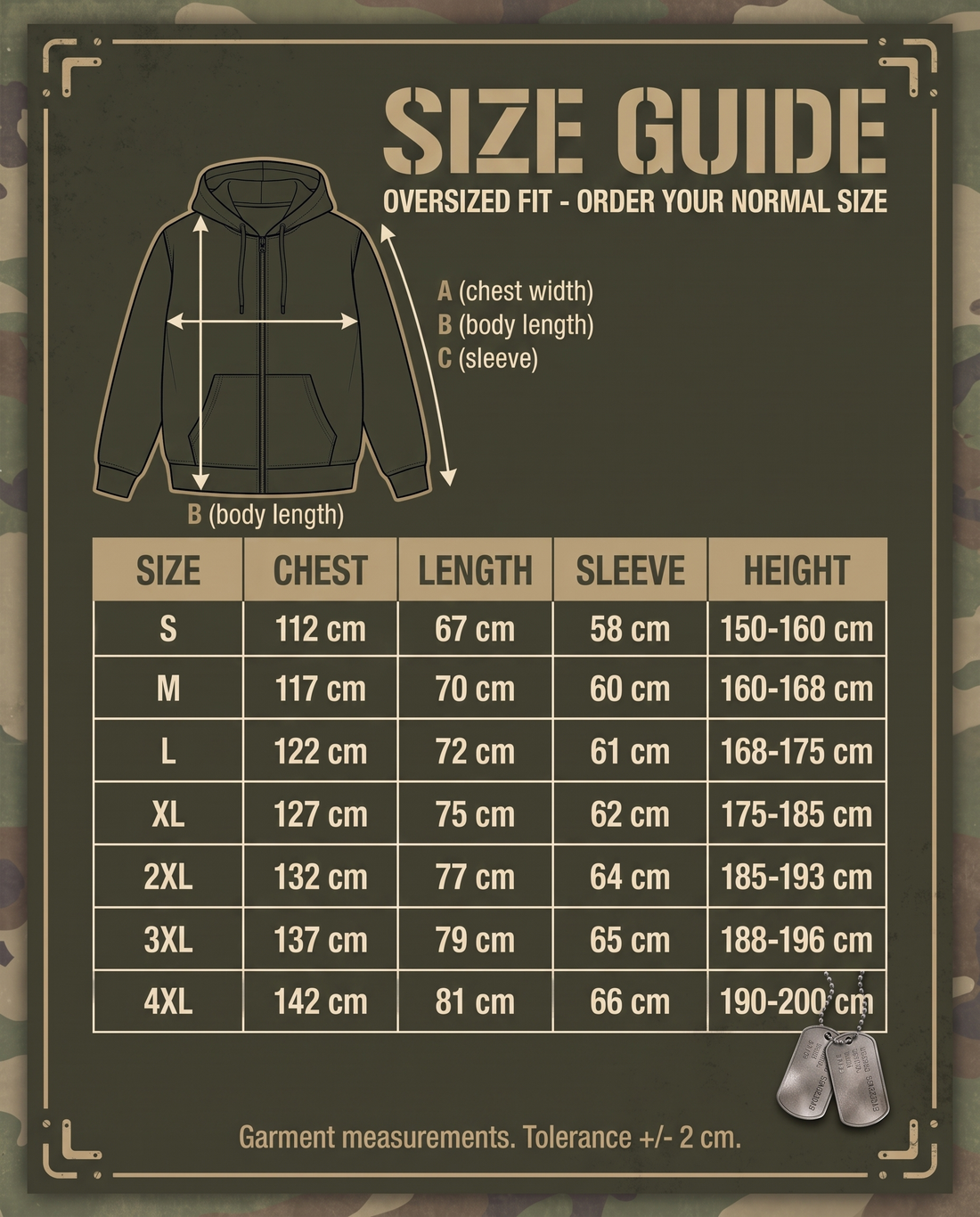 Size guide