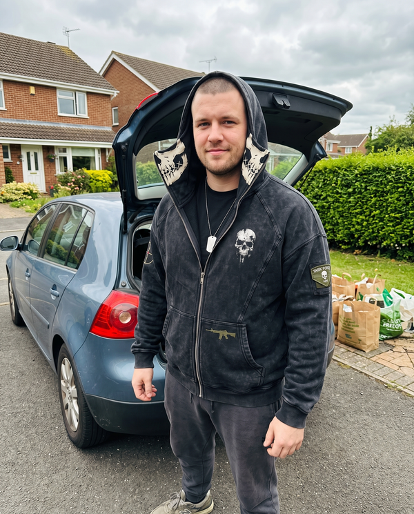 Customer photo in a driveway